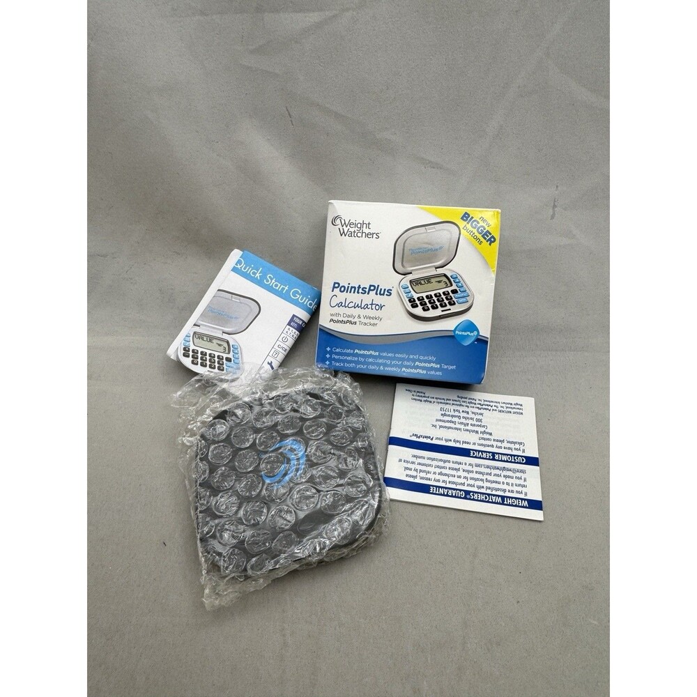 Weight Watchers Points Plus HandHeld Calculator Daily Weekly Tracker 2011 30033